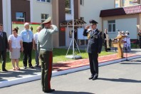 Торжественный ритуал открытия 7 отдельной патрульной роты войсковой части 3310 в г.Солигорске